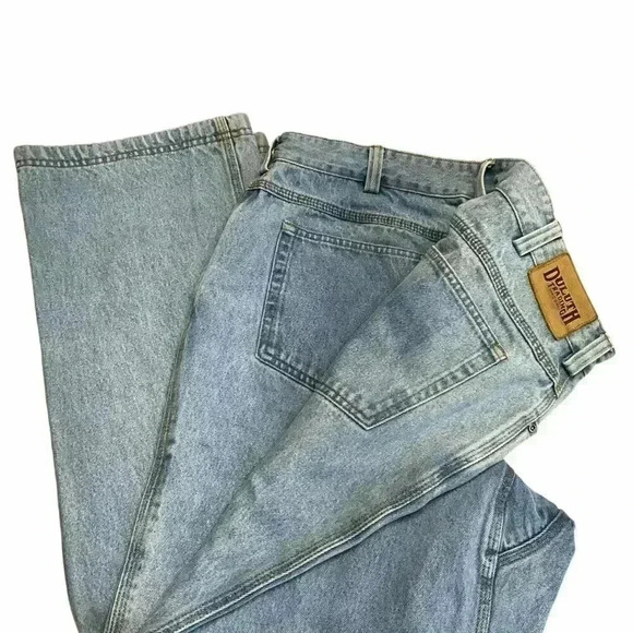 Duluth Trading Co. Ballroom Men's Size 38x34 Relaxed Fit Jeans Cotton Denim - Picture 5 of 6